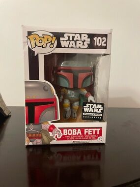 Funko Star Wars Boba Fett Pop! Figure - Green, Red, Silver